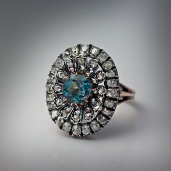 Mid Century Natural Alexandrite & Diamond Ring | Exquisite Jewelry for  Every Occasion | FWCJ