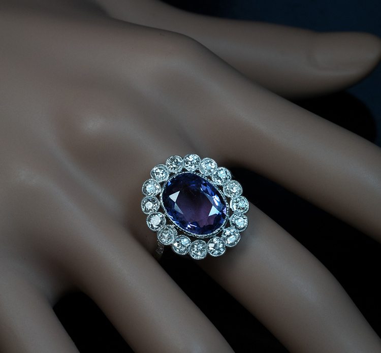 The Spring Plum Cocktail Ring