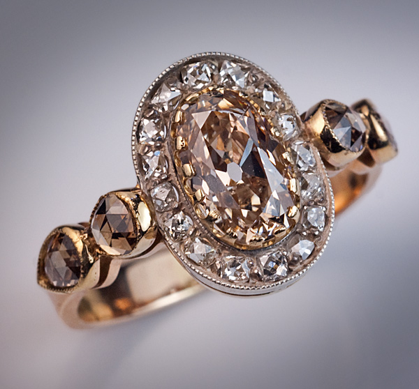 Effy 14K Yellow Gold Multi Color Diamond Ring – effyjewelry.com