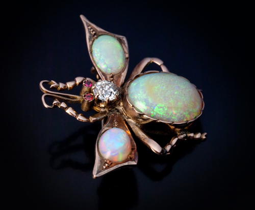Antique Victorian Jewelry Opal Jewelry Insect Brooches Antique Jewelry Vintage Rings 