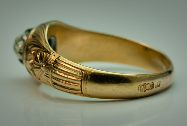 Vintage Rings | Gold, Diamond Men's Ring | Antique Ring - Antique ...