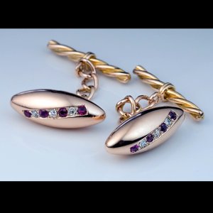 Antique Russian gold cufflinks