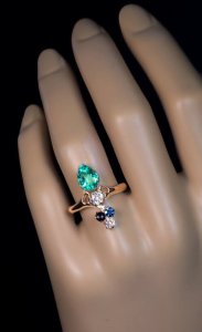 vintage emerald rings