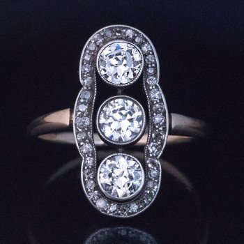 Edwardian antique diamond ring