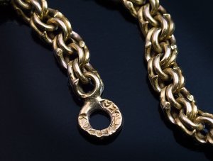 antique gold chains