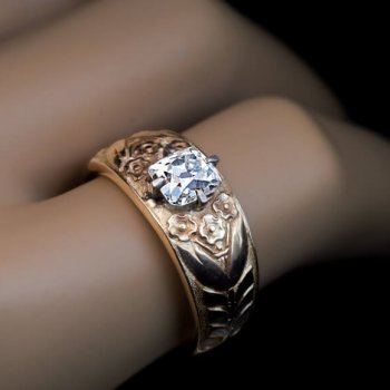 antique diamond ring for man