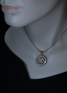 antique diamond pendant