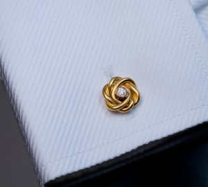 vintage gold cufflinks