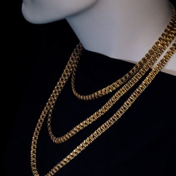 antique gold chain necklace