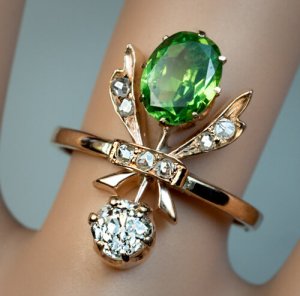 demantoid ring