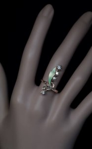 Art Nouveau rings