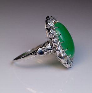 vintage jade ring