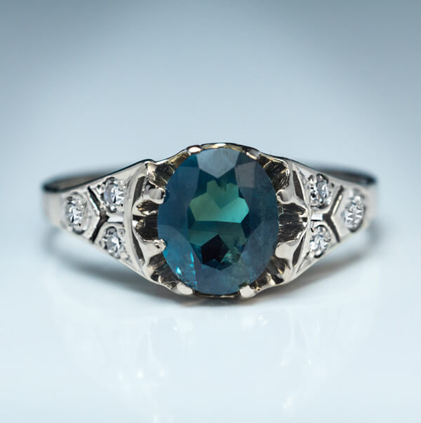 Alexandrite & Diamond Man's Ring | Exquisite Jewelry for Every Occasion |  FWCJ
