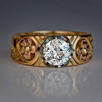 Art Nouveau diamond ring