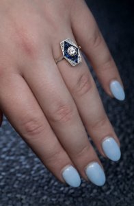 Art Deco engagement rings