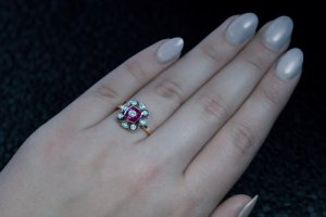antique Edwardian ring