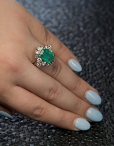 vintage emerald rings