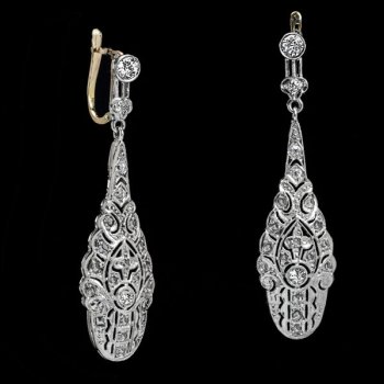 antique edwardian earrings