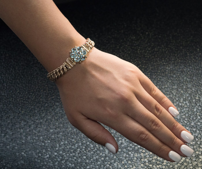 PIPPA SMALL 18-karat gold aquamarine bracelet | NET-A-PORTER