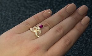Belle Epoque ruby diamond ring