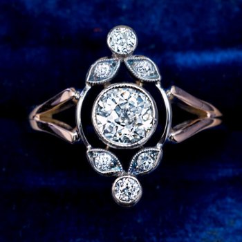 antique edwardian diamond rings