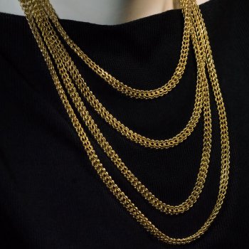 antique gold chain necklace