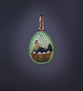Faberge egg pendant