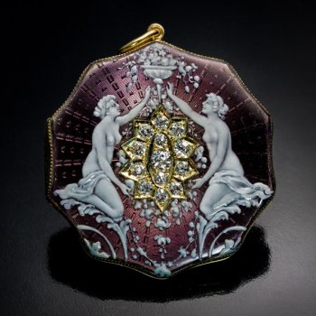 Belle Epoque antique enamel jewelry