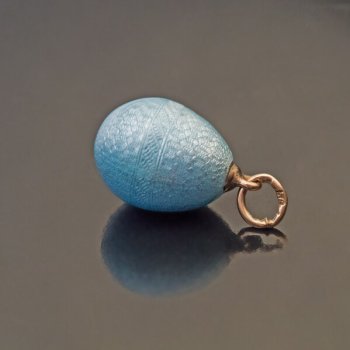 Antique Russian enamel egg pendant