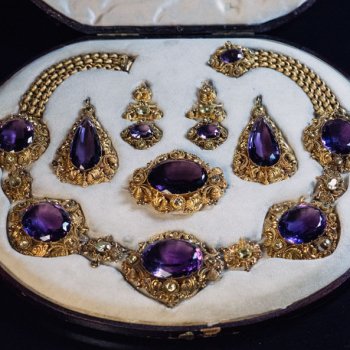 antique parure jewelry set