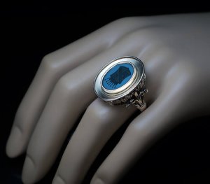 antique coat of arms ring