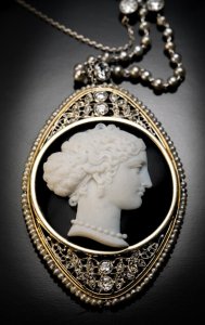 antique onyx cameo