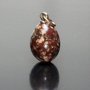 jasper egg pendant