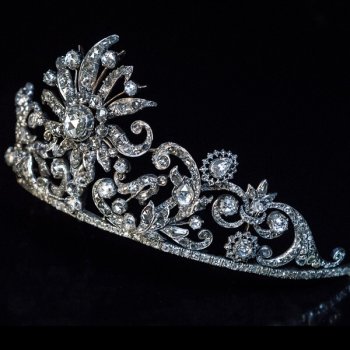 antique diamond diadem tiara