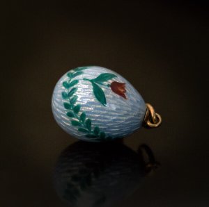 antique enamel egg