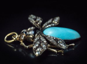 antique fly insect jewelry