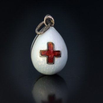 Faberge red cross egg
