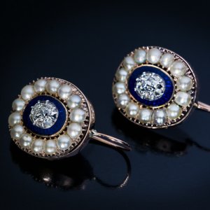 antique Georgian earrings