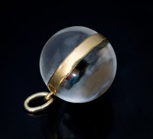 antique rock crystal pendant