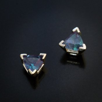 Russian alexandrite earrings