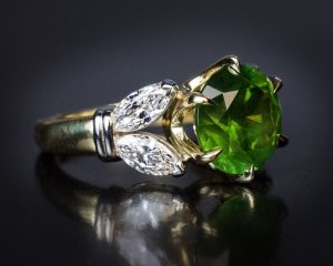 Russian demantoid garnet