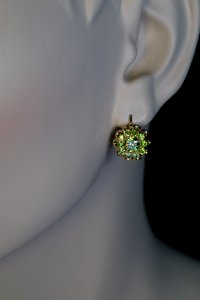 Russian demantoid earrings