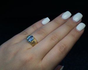 antique sapphire ring