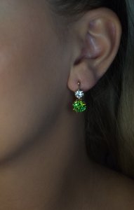 demantoid earrings