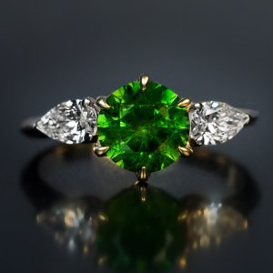 Russian demantoid ring
