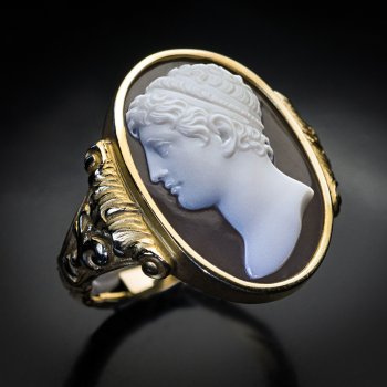 antique cameo ring