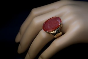 vintage signet ring