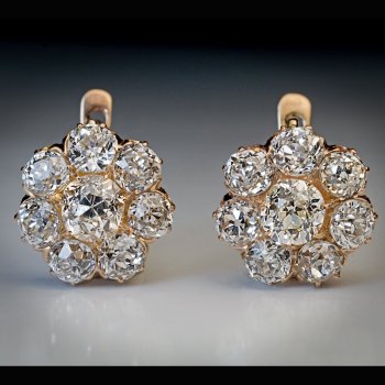 antique diamond earrings