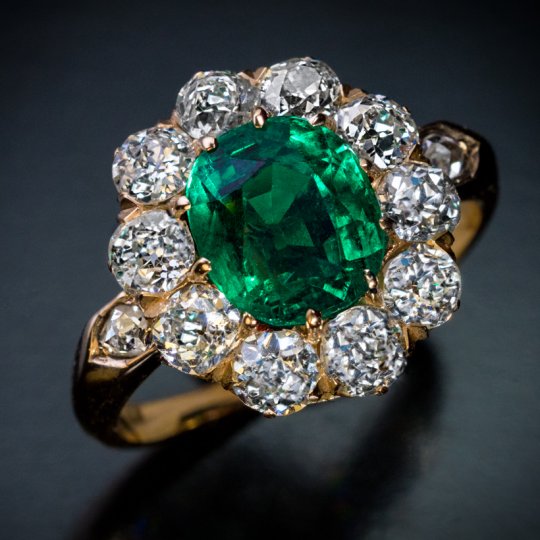 5.37 Carat Fancy Color Diamond Engagement Ring Ref: 172663 - Antique ...