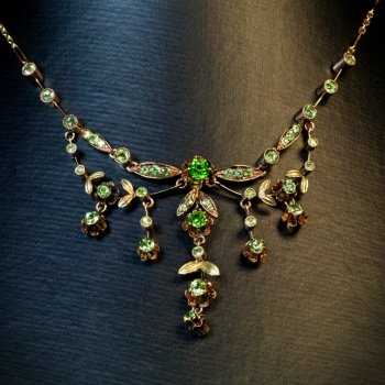 demantoid necklace